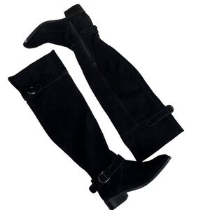 EUC ASOS Leather Over The Knee Boots